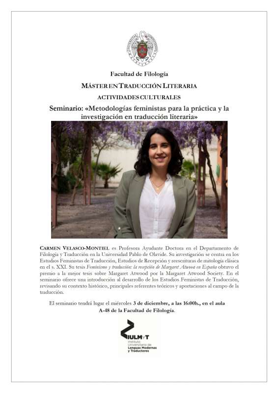 Seminario: «Metodologías feministas para la práctica y la investigación en traducción literaria» - 1