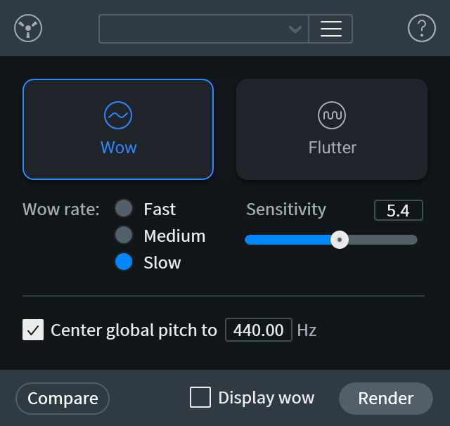 iZotope Wow y Flutter