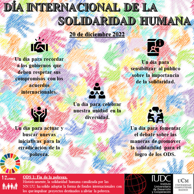 infografía solidaridad humana