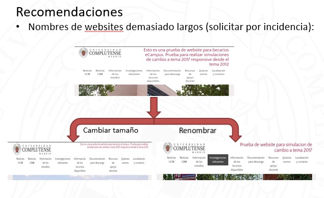 Recomendaciones