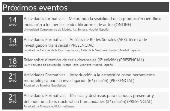 Eventos apariencia Ficha