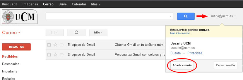 Cómo iniciar sesión en Gmail : Cómo iniciar sesión en Gmail con otra cuenta  de correo electrónico