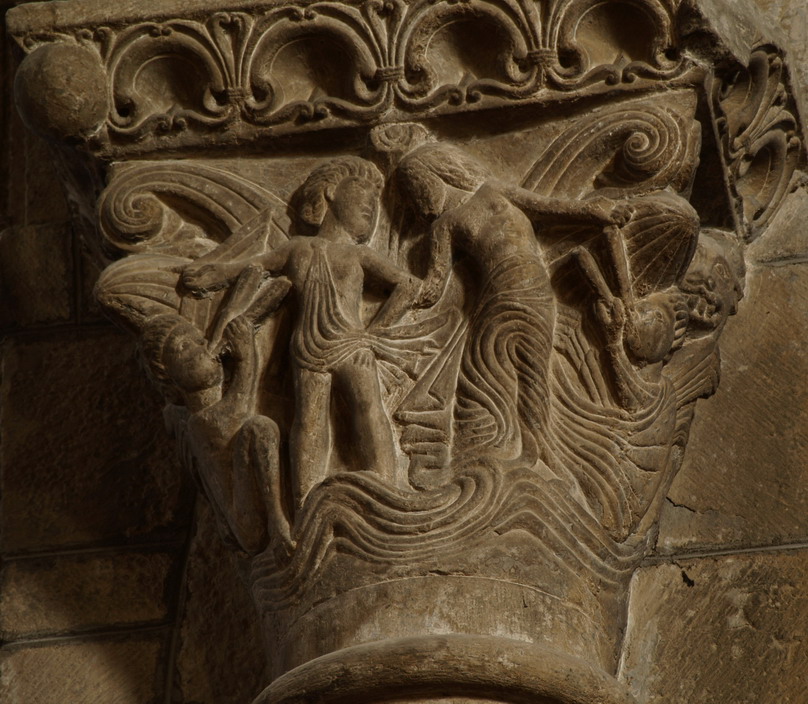 Capitel de la catedral de Jaca