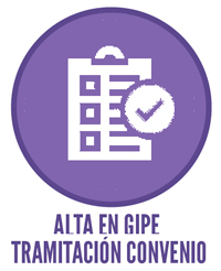 Alta en GIPE. Tramitación convenio de prácticas.
