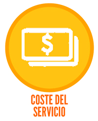 Coste del servicio.