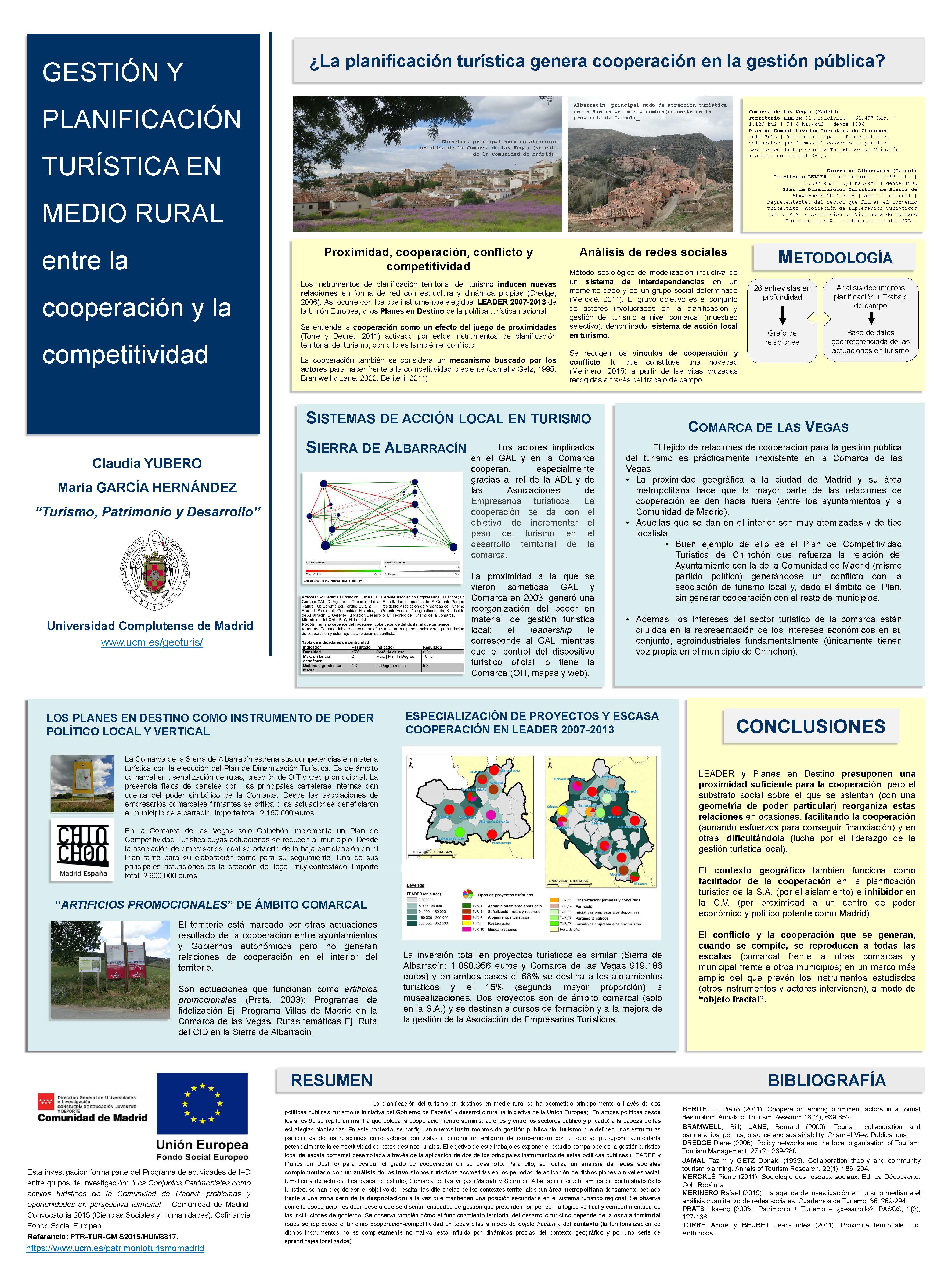 Gestión y planificación turística en el medio rural: entre la cooperación y la competitividad