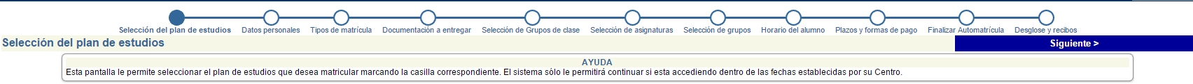 diagrama de bloques de la app automatrícula