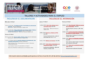 Jornada de salidas profesionales y emprendimiento en Documentación 2018