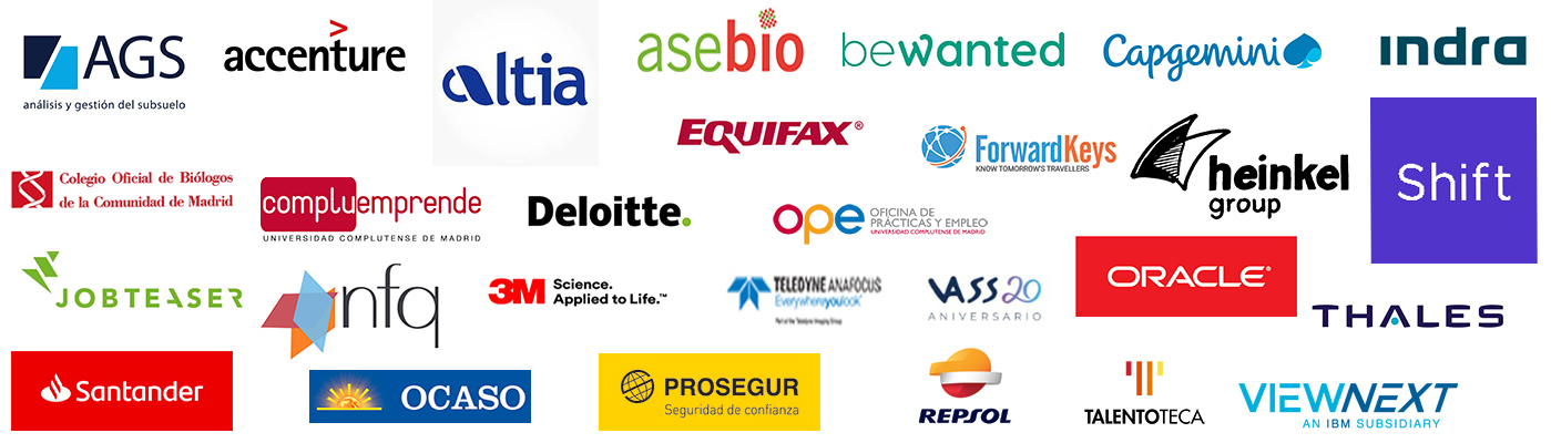 Empresas que participan en el Foro UCM Ciencias 2019