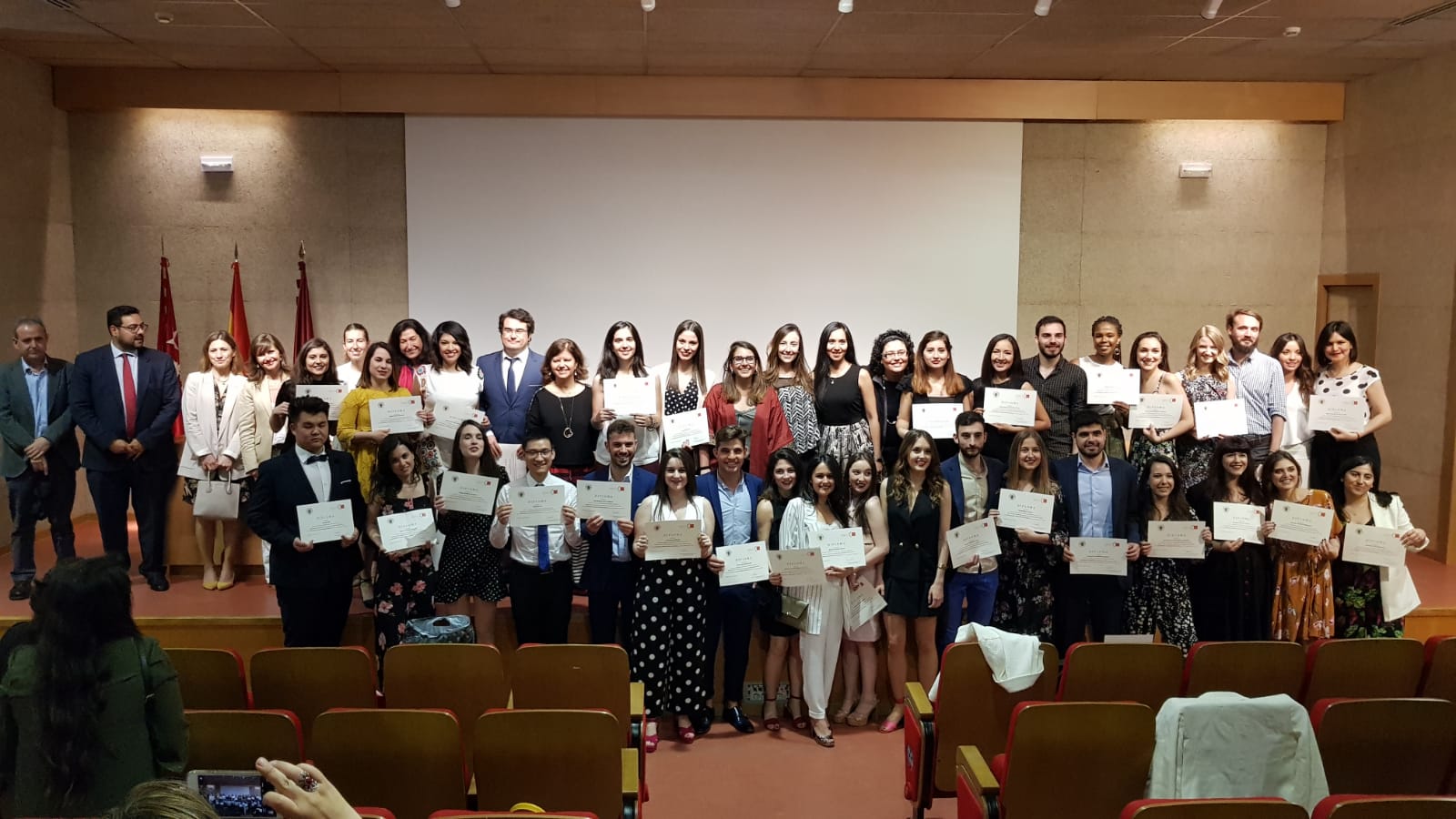 Graduación de la promoción de Mást.CO 2017/2018