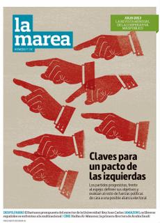 La Marea es un medio de comunicación editado por una empresa social, MásPúblico sociedad cooperativa, una cooperativa que se formó tras el cierre de la edición en papel del diario Público y el despido, en condiciones abusivas, del 85% de sus trabajadores