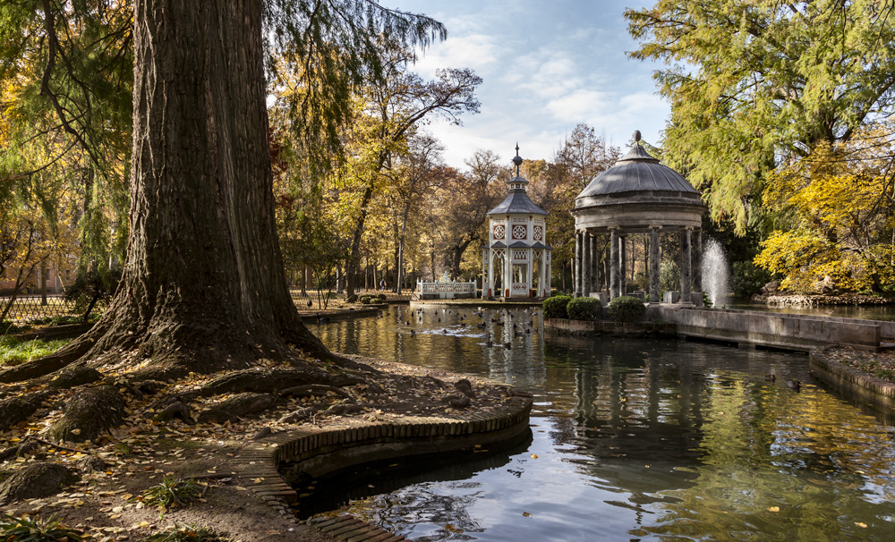 vista del palacete de Villanueva en Aranjuez