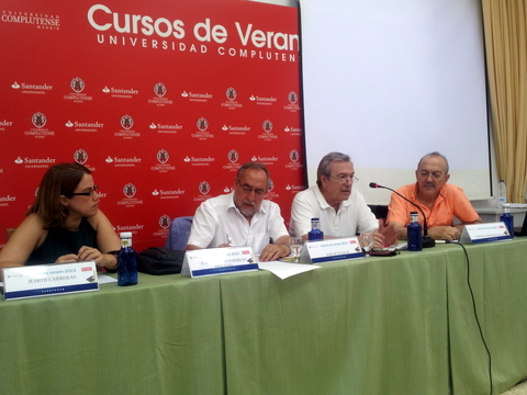 Judith Carreras, Juan Francisco Moreno, José Mª Zufiaur y Lorenzo Fernández Franco.