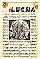 "Lucha". Al servicio de la juventud combatiente.