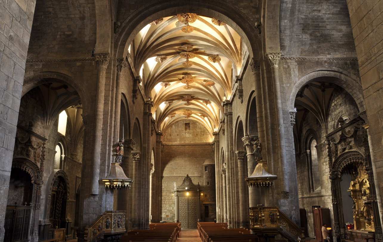 Interior de la catedral de Jaca