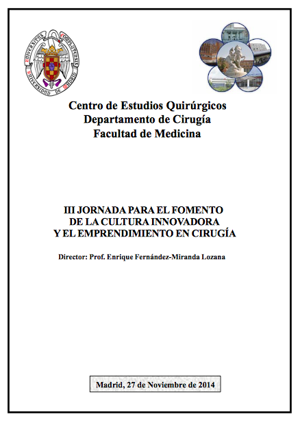 III JORNADA PARA EL FOMENTO  DE LA CULTURA INNOVADORA  Y EL EMPRENDIMIENTO EN CIRUGÍA