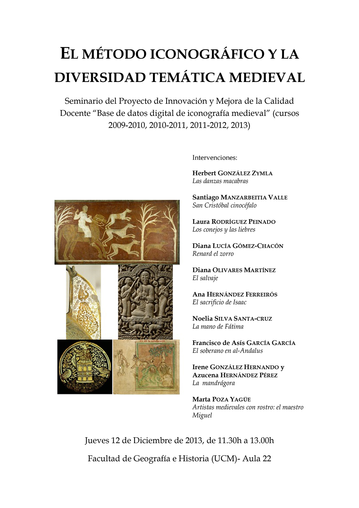 Cartel del seminario