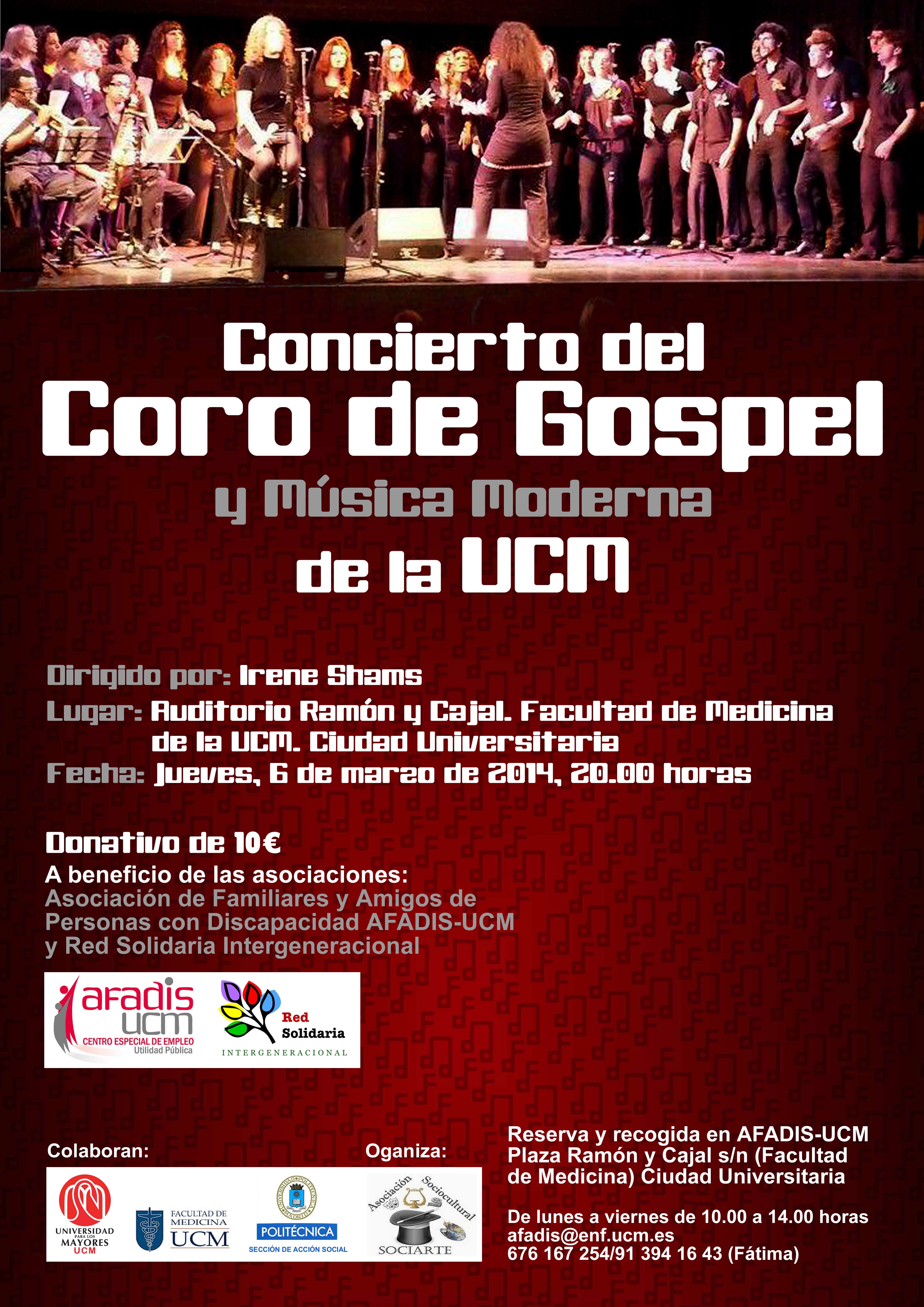 6 de marzo de 2014 Gospel en la Facultad de Medicina