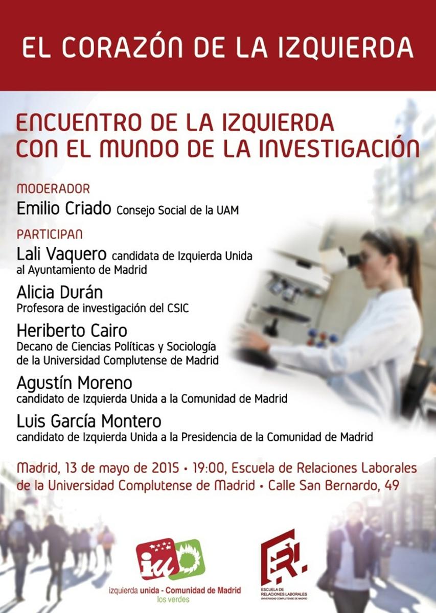 Encuentro de la izquierda con el mundo de la investigación