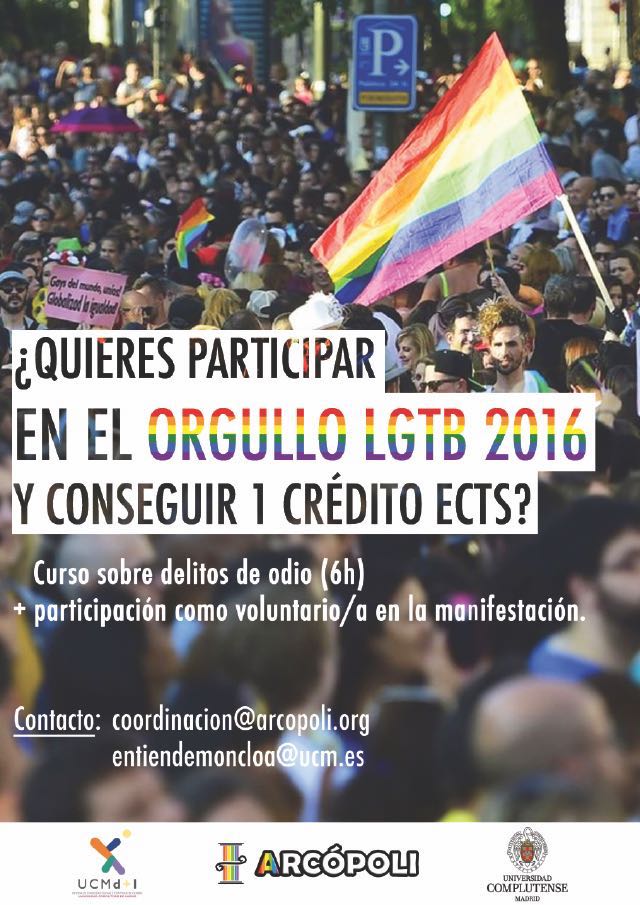 Cartel curso Arcópoli y voluntariado