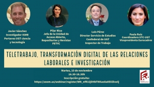 teletrabajo, transformación digital de las relaciones laborales e investigación