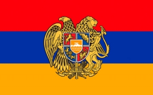 bandera y escudo de armenia