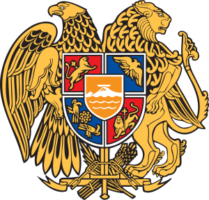 escudo oficial de la república de armenia