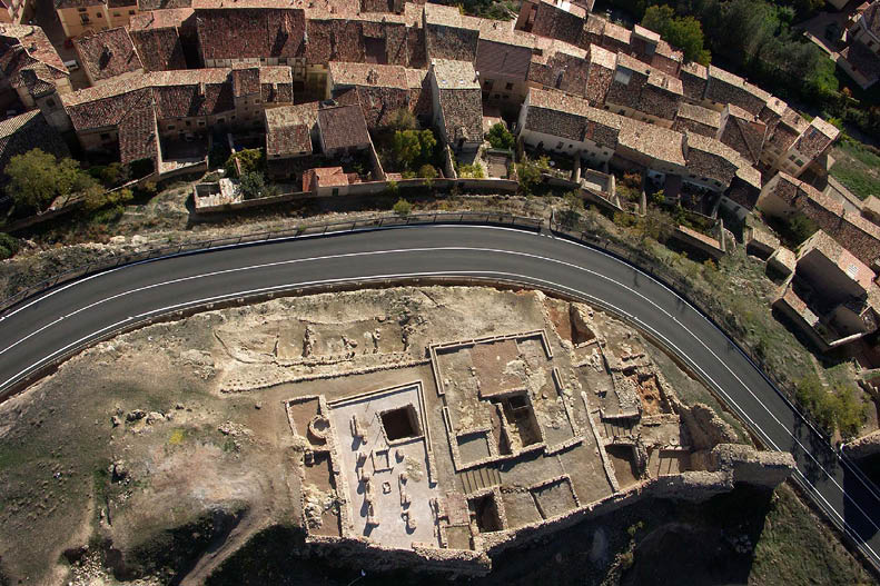 imagen 1. viasta área de el castil de los judíos  de molina de aragón  en 2005, (jiménez esteban, 2017)