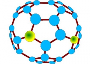Substituted fullerene: proxy for large-N