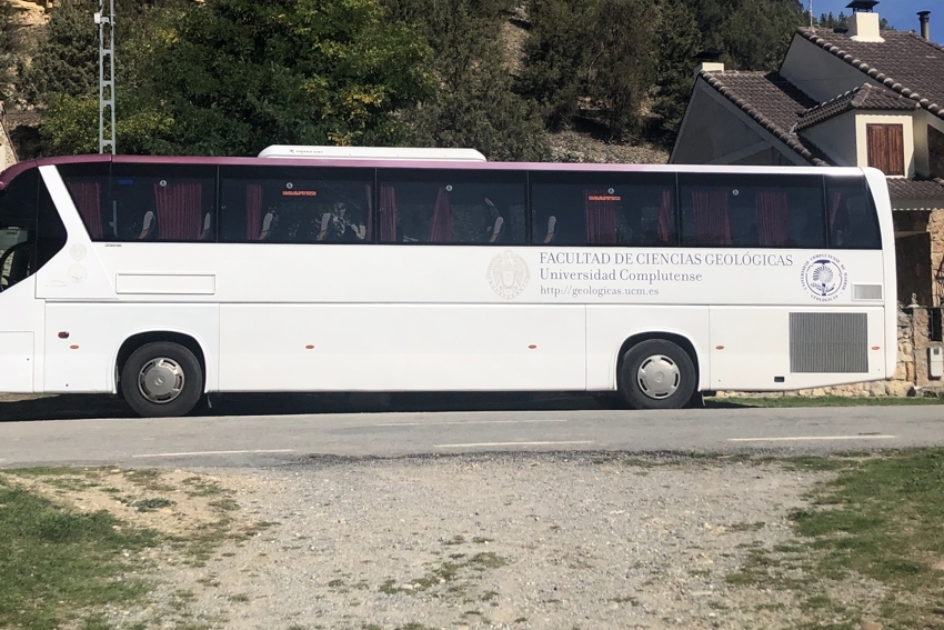 Autobús de la Facultad de Ciencias Geológicas (UCM)
