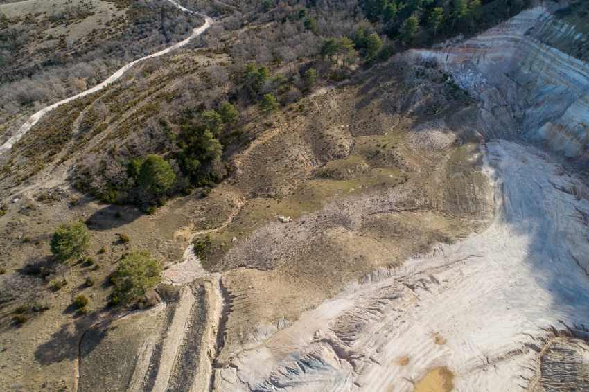 Restauración geomorfológica en la mina Machorro (Guadalajara, España)