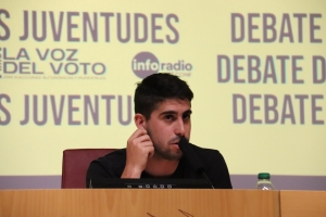 Sergio Colorado durante el Debate de las Juventudes