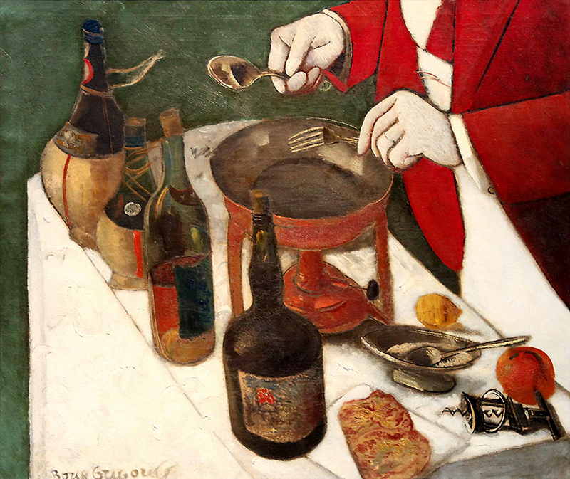Boris Grigoriev-cooking-pancakes-1925