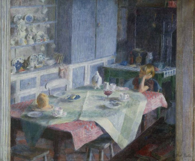 Dod PROCTER -1892-1972- Cocina en Myrtle Cottage - hacia 1930-35