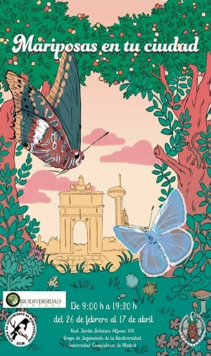 cartel expo mariposas