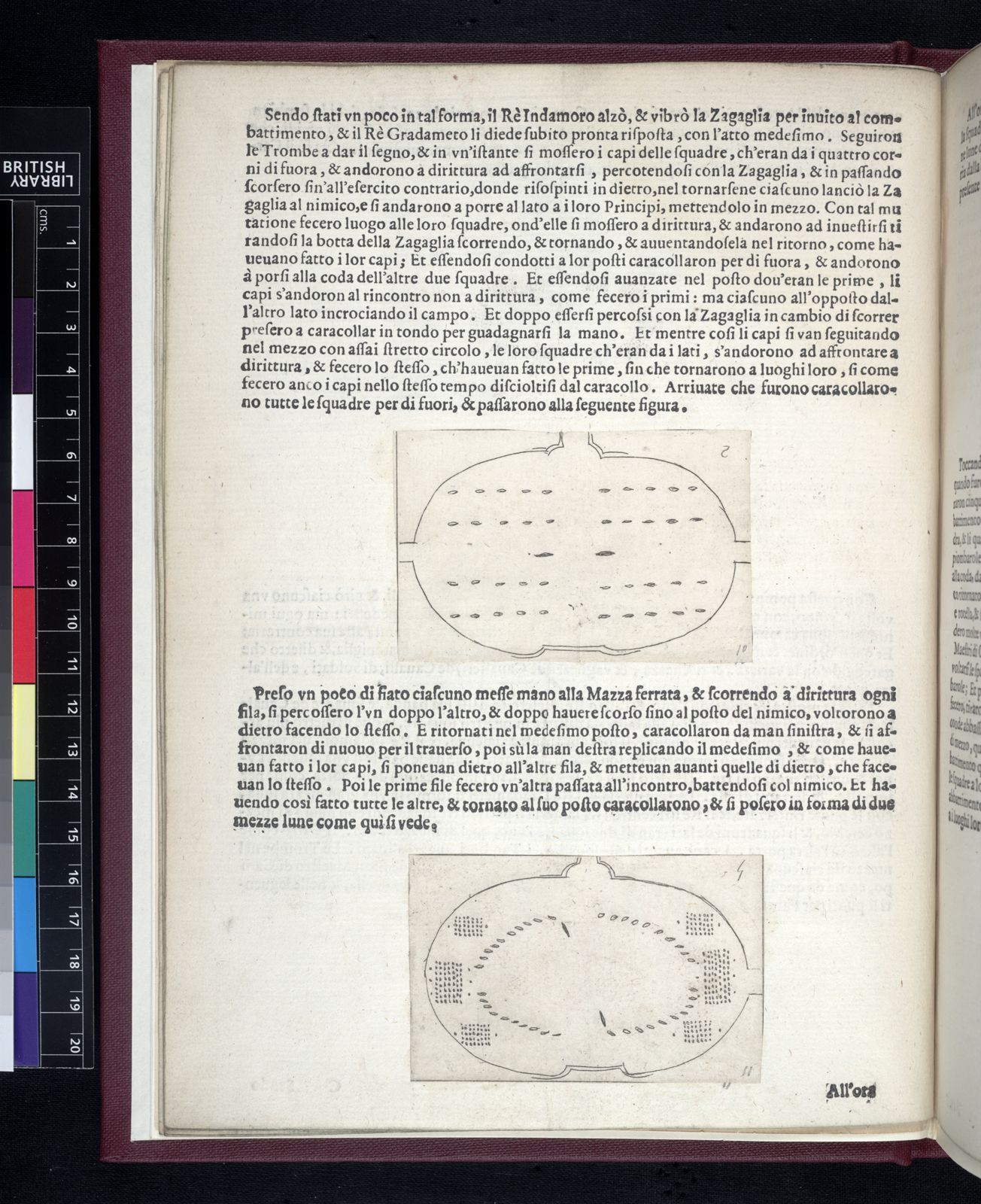 Giulio Parigi. Libreto de Guerra di Amore. 1615/1616. British Library