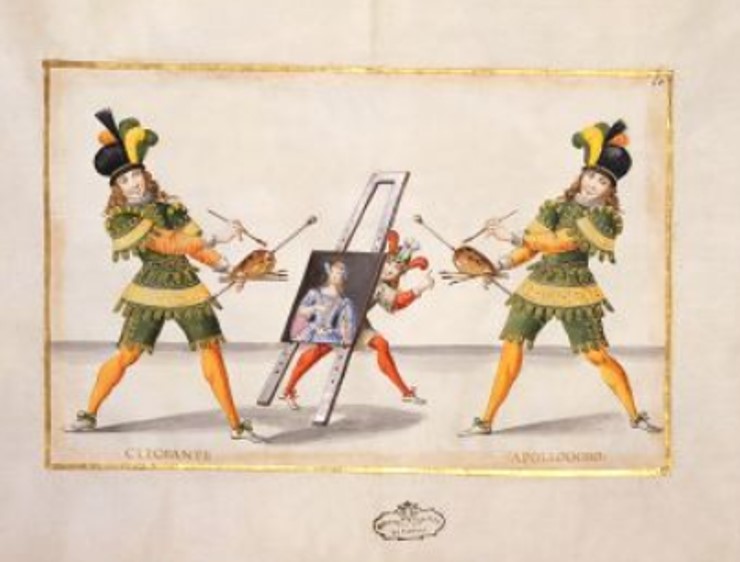 Borgonio, Aglié. L´educatione d´Achille e delle Nereidi sue sorelle nell´isola d´oro. 1650