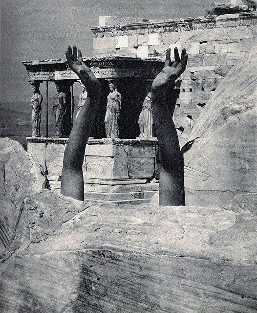 Isadora Duncan bailando en el Partenon de Atenas