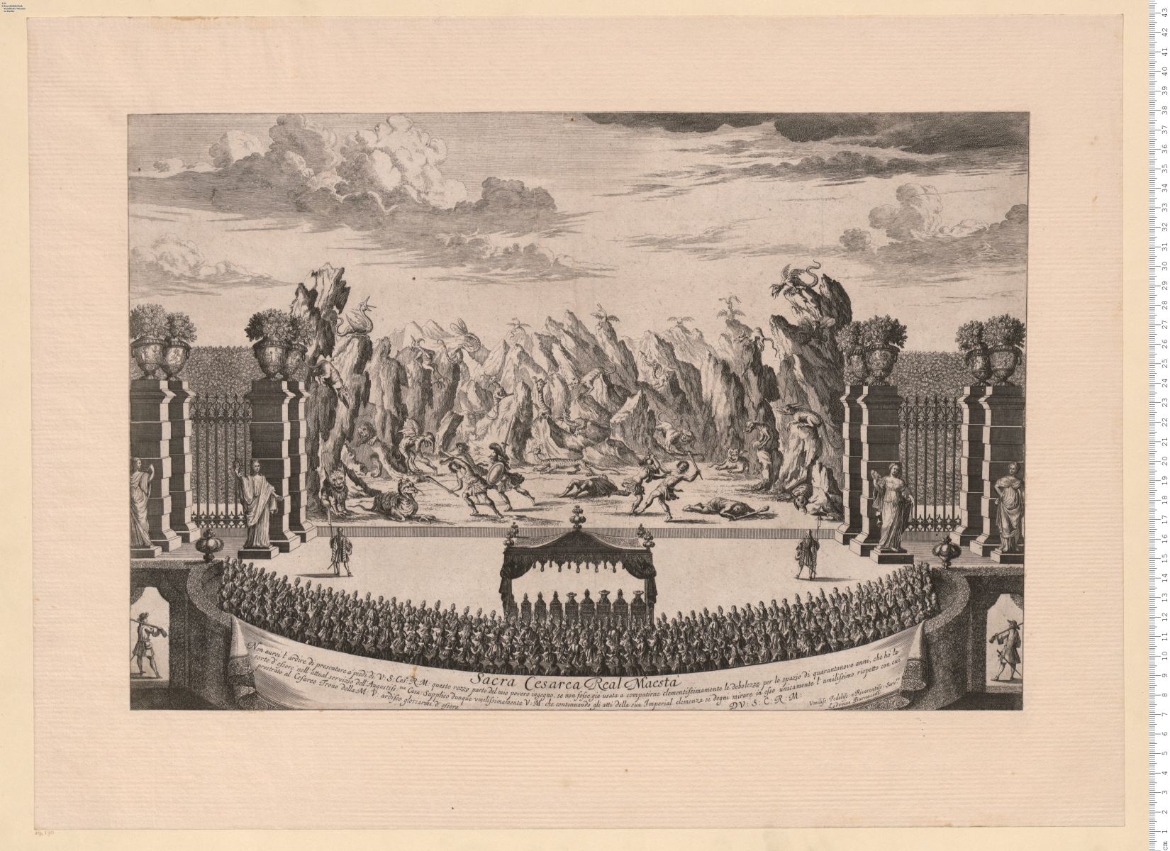L. O. Burnacini. La costanza d´Ulisse. 1700. Museos Nacionales de Berlín johann ulrich kraus
