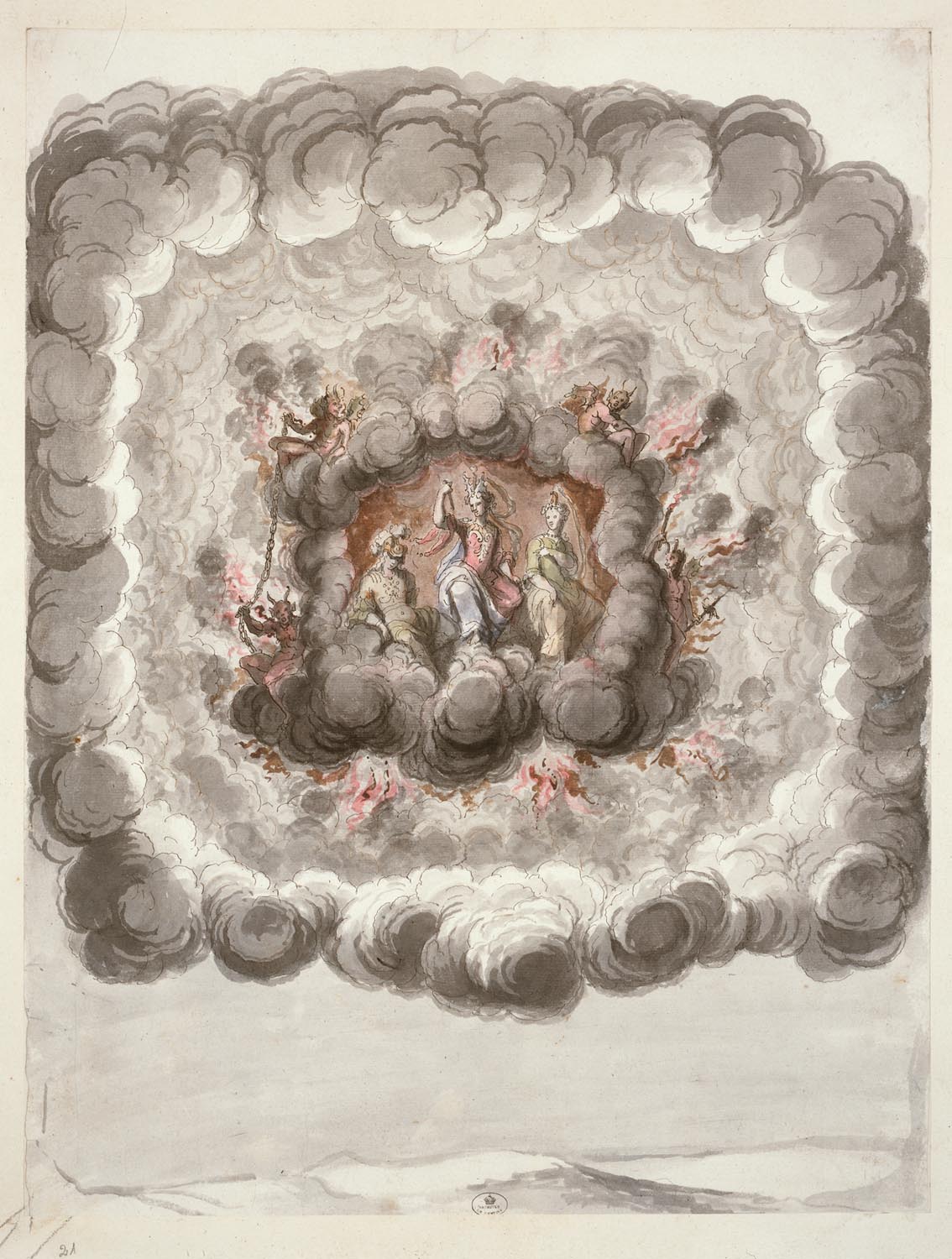 Menus Plaisirs. 1752. Maquina de Circe