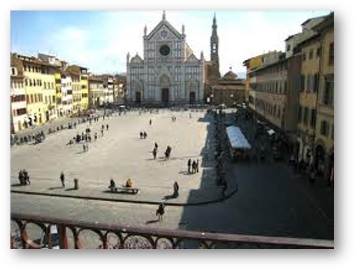 Plaza de Santa Croce Florencia.