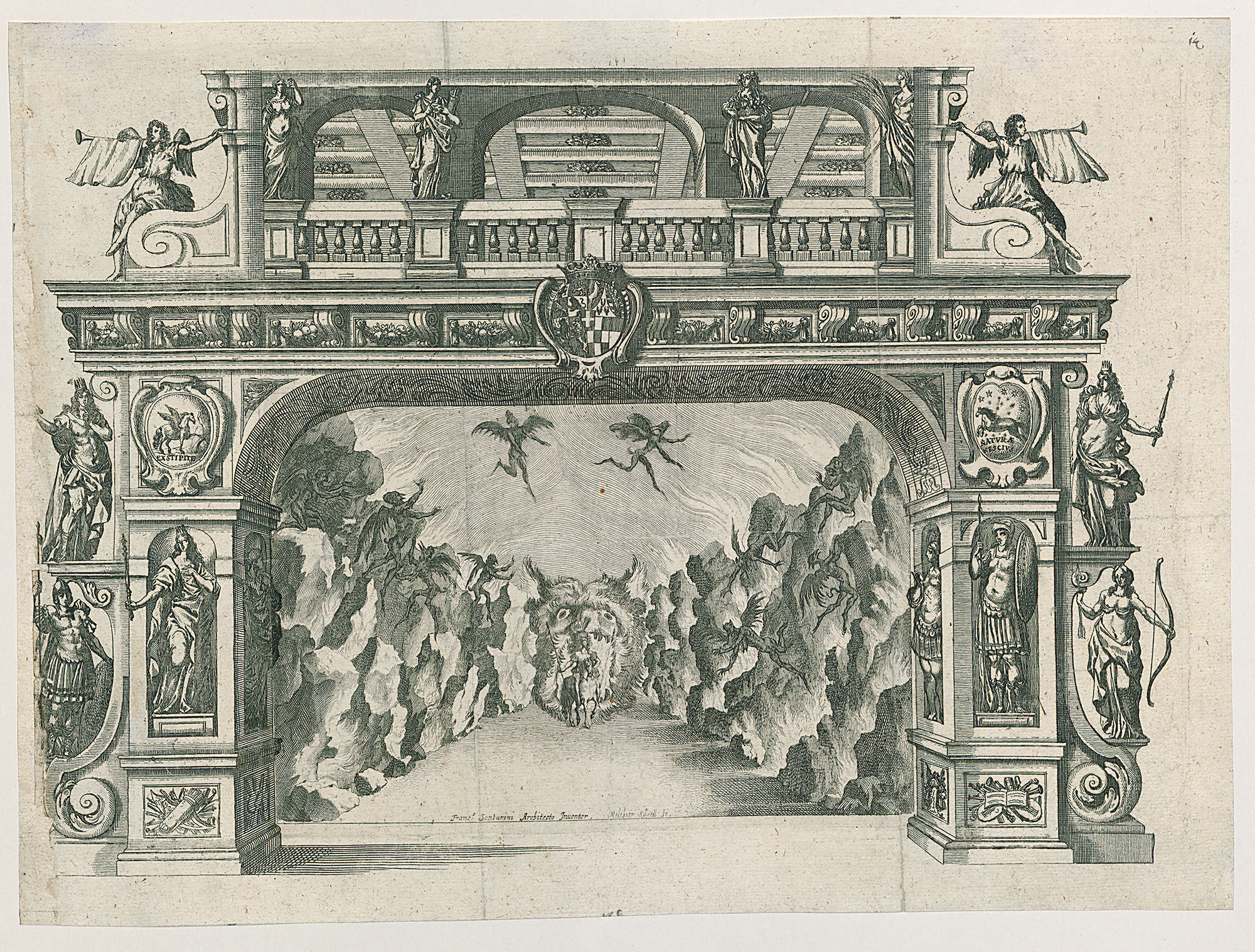Francesco Santurini 1662. Libreria Universidad Salzburgo