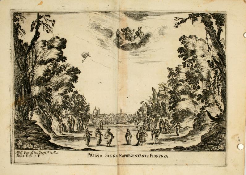 Stefano della Bella. Nozze degli dei. 1652. Getty
