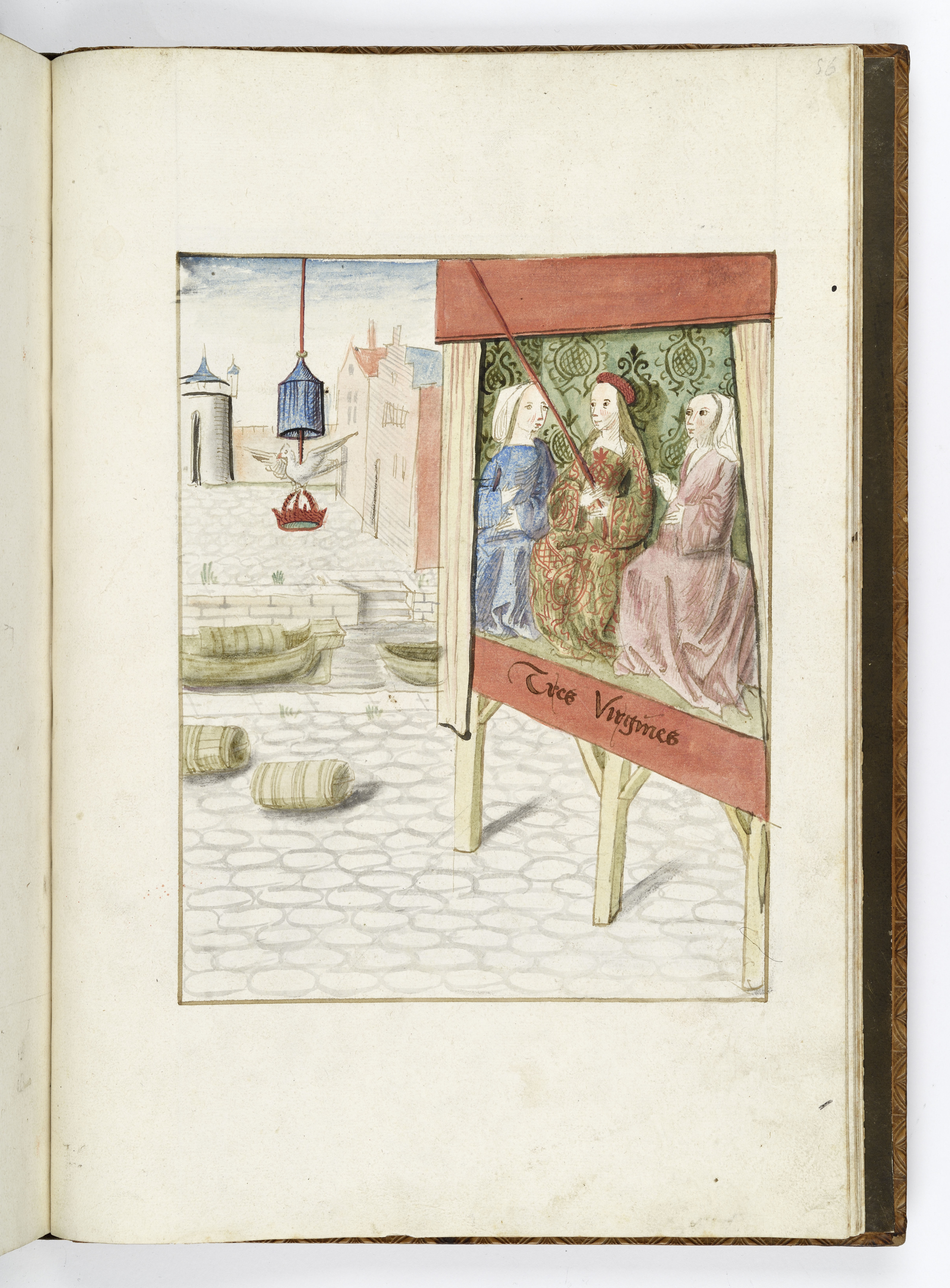 Tableaux Vivant. Entrada de Juana de Castilla en Bruselas. 1496