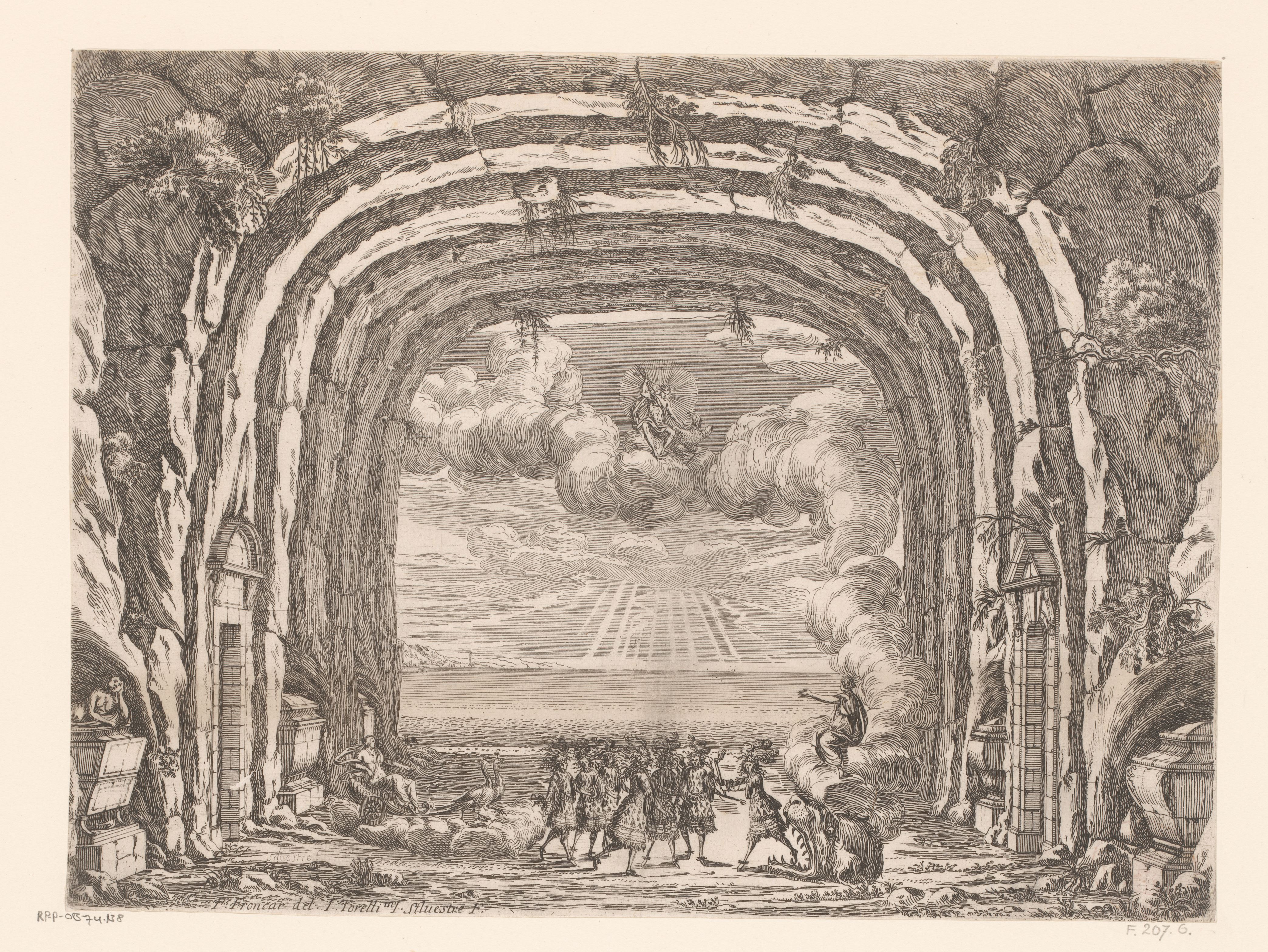 Torelli. Les nopces... 1654. Israel Silvestre. Rjksmuseum