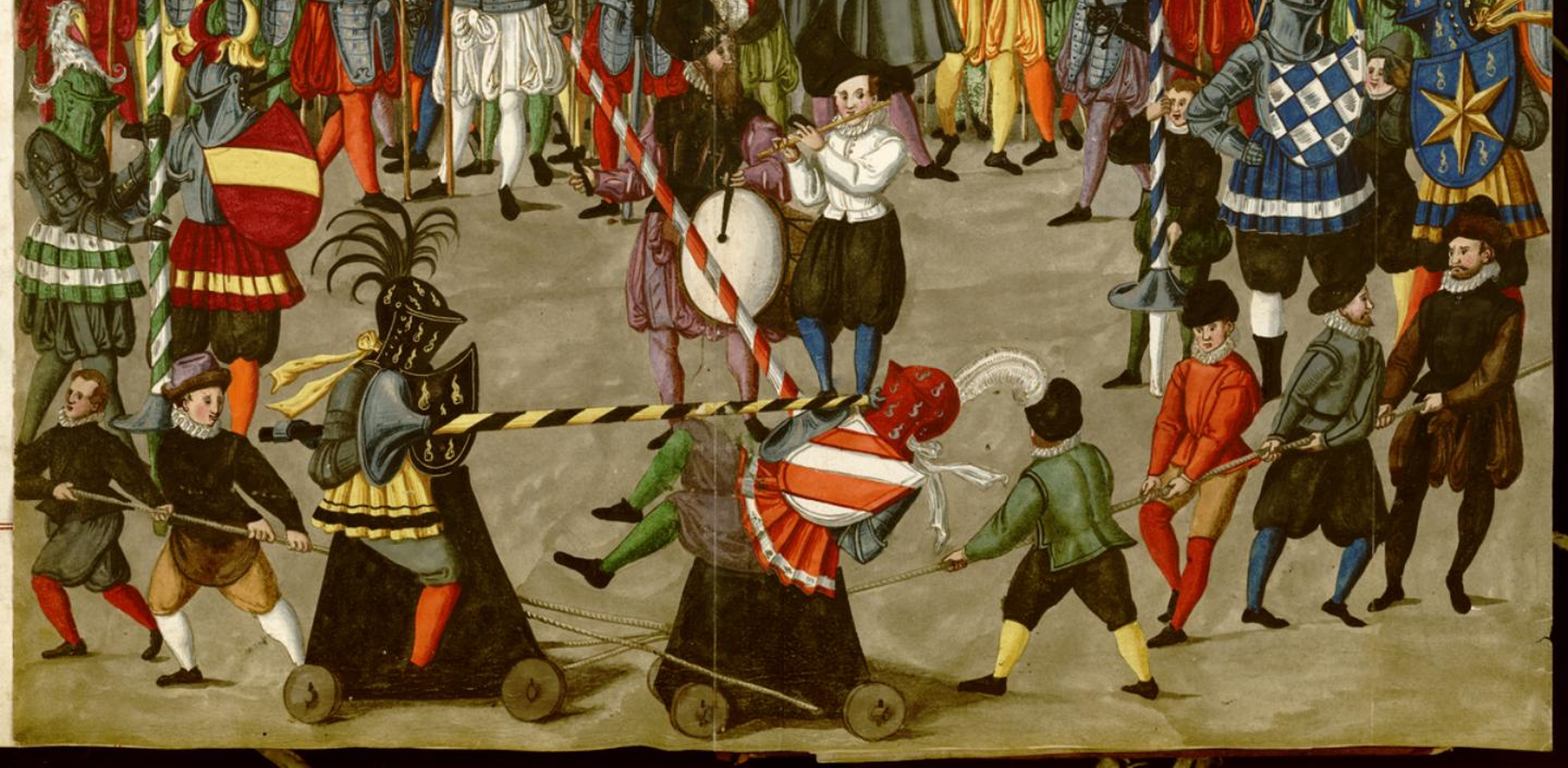 Torneo Carnaval de Nuremberg. 1600. Detalle.