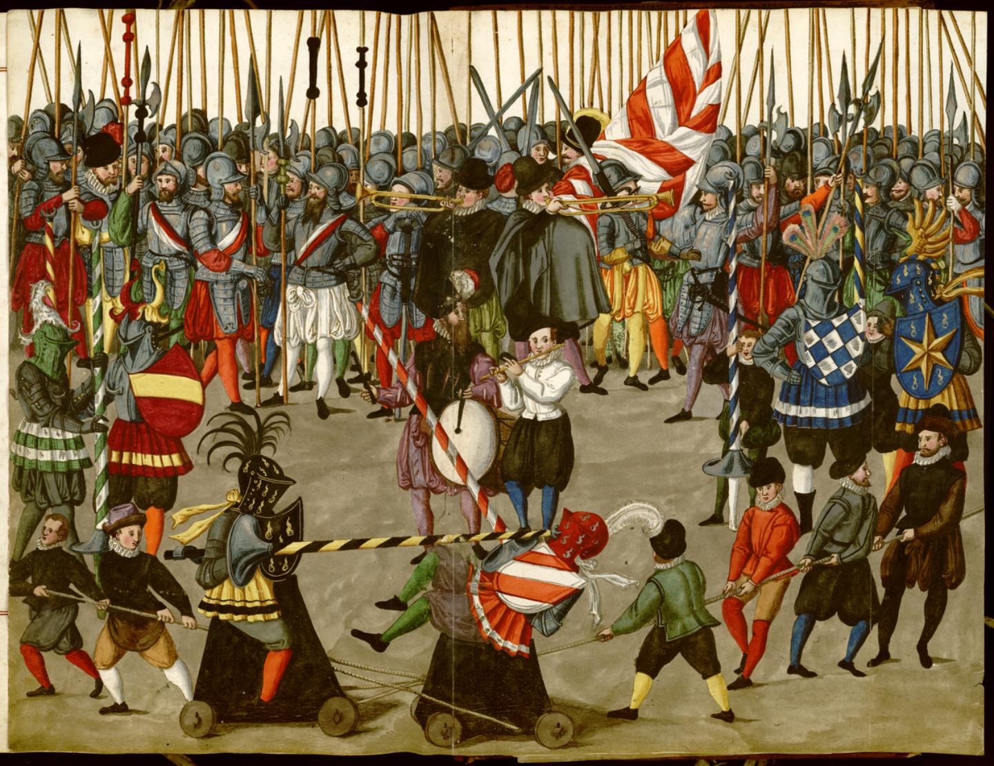 Torneo Carnaval de Nuremberg. 1600.