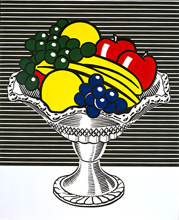 roy lichtenstein-still-life-with-crystal-bowl-1973