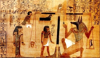 El juicio de Osiris. 
