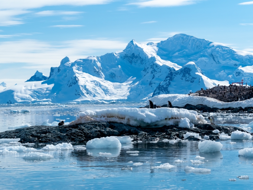 La Antártida es la región más fría del planeta. / Shutterstock.